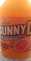 Sugar and nutrients in Sunny d