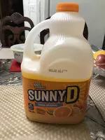 入っている砂糖の量 Sunny D