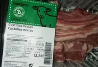 Zuckermenge drin Costillas mixtas cordero