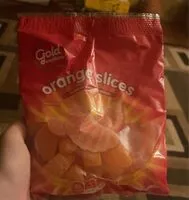 Sokerin määrä sisällä Orange slices