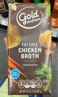 Sokerin määrä sisällä Fat free chicken broth