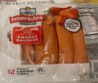 入っている砂糖の量 Smoked sausage