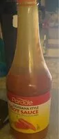 Suhkru kogus sees Louisiana hot sauce