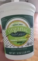 Zuckermenge drin Organic low fat yogurt - French vanilla