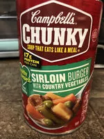 Şeker ve besinler Campbells chunky soup