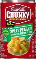Quantité de sucre dans Campbells chunky split pea & ham soup