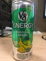 Sugar and nutrients in V8 energy