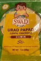 चीनी की मात्रा Urad Papad