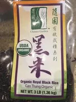 Sucre et nutriments contenus dans Gao thang organic