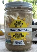 Suhkru kogus sees Maranatha almond butter raw