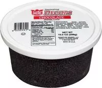 İçindeki şeker miktarı Chocolate Sprinkles Decors