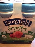 İçindeki şeker miktarı Stonyfield, smoothie, lowfat yogurt, wild berry
