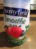 İçindeki şeker miktarı Organic lowfat yogurt smoothie