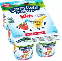 İçindeki şeker miktarı Organic Kids' Strawberry Banana Whole Milk Yogurt