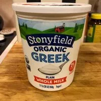 Sugar and nutrients in Stonyfield organic