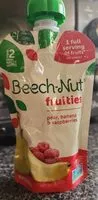 Cantidad de azúcar en Fruities on-the-go pear banana & raspberry puree
