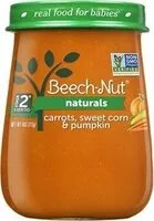 Cantidad de azúcar en Beech nut naturals pureed baby food