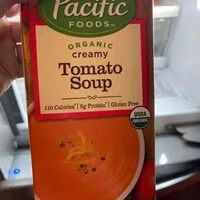 入っている砂糖の量 Organic creamy tomato soup, creamy
