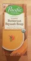 入っている砂糖の量 Organic creamy butternut squash soup