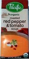 入っている砂糖の量 Pacific foods organic creamy roasted red pepper tomato soup