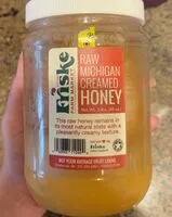 Quantité de sucre dans Raw honey