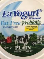 Suhkru kogus sees La yogurt, probiotic plain nonfat yogurt