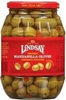 Cantidad de azúcar en Spanish Pimiento Stuffed Manzanilla Olives