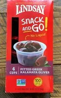 Cantidad de azúcar en Pitted Greek Kalamata Olives