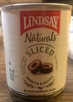 Cantidad de azúcar en Sliced California Black Ripe Olives