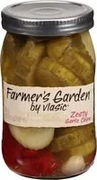 चीनी की मात्रा Zesty garlic pickle chips