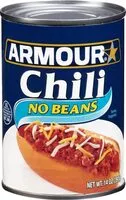 Zuckermenge drin No beans chili