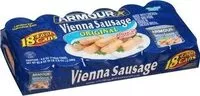 Zuckermenge drin Vienna Sausage