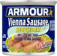 Zuckermenge drin Vienna Sausage