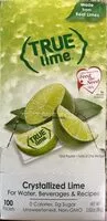 Sokerin määrä sisällä True lime