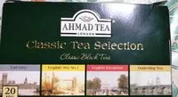 Sokerin määrä sisällä Classic tea selection