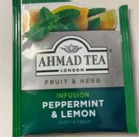 Sokerin määrä sisällä Ahmad tea peppermint & lemon