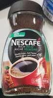 Quantité de sucre dans Nescafe riche decafeine