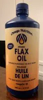 Cantidad de azúcar en Organic Flax Oil