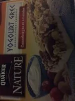 Sucre et nutriments contenus dans Quaker nature