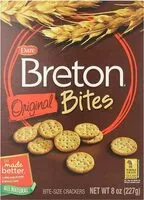 Suhkru kogus sees Breton, Bite-Size Crackers, Original