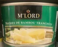 Suhkru kogus sees Slices bamboo shoots