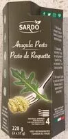 Suhkru kogus sees Pesto de roquette