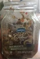 Suhkru kogus sees Olive bruschette