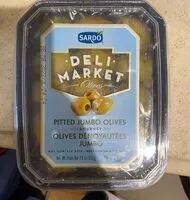 Suhkru kogus sees Pitted Jumbo Olives
