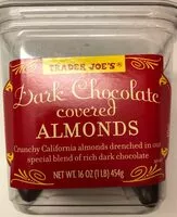 Dark chocolate almonds