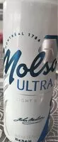 Sucre et nutriments contenus dans Molson ultra light beer