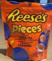 चीनी की मात्रा Reese's Pieces With Caramel Flavoured Milk Chocolate