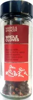 Jumlah gula yang masuk Whole cloves