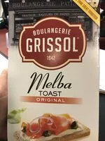 Количество сахара в Melba toast