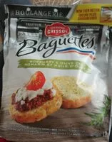Количество сахара в Baguettes romarin et huile d'olive